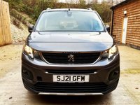 USED 2021 21 PEUGEOT RIFTER L2 LWB 5 Seat Petrol Auto Wheelchair Accessible Disabled Access Vehicle WAV 