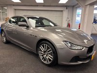 USED 2016 L MASERATI GHIBLI 3.0 V6 DIESEL ZF 8 SPEED AUTO START STOP UK DELIVERY FLAT FEE &pound;175 (SUBJECT TO DEAL) *OVER 100 IMAGES ON OUR WEBSITE*BESPOKE FINANCE ARRANGED*PART EXCHANGE WELCOME*ALL VEHICLES HPI CLEAR