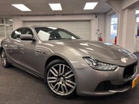 USED 2016 L MASERATI GHIBLI 3.0 V6 DIESEL ZF 8 SPEED AUTO START STOP UK DELIVERY FLAT FEE &pound;175 (SUBJECT TO DEAL) *OVER 100 IMAGES ON OUR WEBSITE*BESPOKE FINANCE ARRANGED*PART EXCHANGE WELCOME*ALL VEHICLES HPI CLEAR
