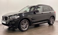 USED 2020 70 BMW X3 2.0 20d M Sport SUV 5dr Diesel Auto xDrive Euro 6 (s/s) (190 ps) Black Sapphire Metallic, Vernasca Oyster Leather, Wireless Charging, High Gloss Shadowline,