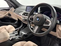 USED 2020 70 BMW X3 2.0 20d M Sport SUV 5dr Diesel Auto xDrive Euro 6 (s/s) (190 ps) Black Sapphire Metallic, Vernasca Oyster Leather, Wireless Charging, High Gloss Shadowline,