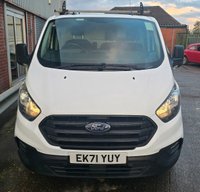 USED 2021 71 FORD TRANSIT CUSTOM 2.0 300 EcoBlue Leader Panel Van 5dr Diesel Manual L1 H1 Euro 6 (s/s) (105 ps) AIR CON, 3 SERVICE STAMPS