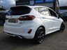 USED 2022 72 FORD FIESTA 1.5T EcoBoost ST-3 Hatchback 5dr Petrol Manual Euro 6 (s/s) (200 ps) Finished in FROZEN WHITE with contrasting EBONY SPORTS LEATHER ALCANTARA interior trim. It is impossible to ignore that this is one seriously fun car. If you are after some old-school hot hatch fun, the ST is hard to beat. Punching out 200 BHP faster than the old model. Features include SAT NAV, Rear View Camera, Cruise Control, Climate, Heated Seats, DAB, B/Tooth, LED day Lights, 2 Keys and much more. This Fiesta is a small car that you can really enjoy driving. Last Serviced at 30,023 miles.
