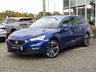 USED 2021 21 SEAT LEON 1.4 eHybrid 12.8kWh XCELLENCE Lux Estate 5dr Petrol Plug-in Hybrid DSG Euro 6 (s/s) (204 ps) Finished in ASPHALT BLUE METALIC with contrasting BLACK HEATED LEATHER trim. This SEAT LEON is a large estate which means it's more practical for families than first appears. This great value car has features which include Sat Nav, Apple Play, Rear Camera, Heated Leather Seats and Steering Wheel, Alloys, Cruise Control, B/Tooth, Two Keys, Auto Parking and more. Dealer serviced at 13003 miles, 30129 miles, 41694 miles, 53818 miles, 64939 miles, 76576 miles (inc Gear Box Oil) and at 88934 miles