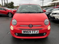 USED 2019 69 FIAT 500 1.2 Petrol, Lounge Edition, Hatchback, 3 Door, Manual, Euro 6. 