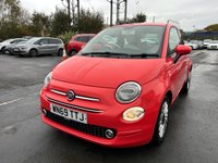 USED 2019 69 FIAT 500 1.2 Petrol, Lounge Edition, Hatchback, 3 Door, Manual, Euro 6. 