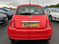 USED 2019 69 FIAT 500 1.2 Petrol, Lounge Edition, Hatchback, 3 Door, Manual, Euro 6. 