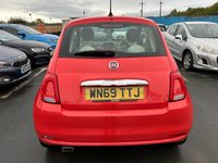 USED 2019 69 FIAT 500 1.2 Petrol, Lounge Edition, Hatchback, 3 Door, Manual, Euro 6. 