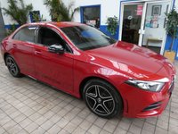 USED 2021 21 MERCEDES-BENZ A-CLASS 1.3 A250e 15.6kWh AMG Line Edition Saloon 4dr Petrol Plug-in Hybrid 8G-DCT Euro 6 (s/s) (218 ps) SAT NAV PART LEATHER HEATED SEATS REAR VIEW CAMERA CRUISE CONTROL PARKING SENSORS 1 OWNER EXCELLENT SERVICE HISTORY WARRANTY