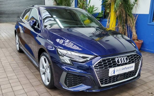 2022 72 Audi A3 1.4 TFSIe 40 S line Sportback 5dr Petrol Plug-in Hybrid S Tronic Euro 6 (s/s) 13kWh (204 ps)