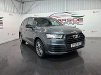 USED 2017 67 AUDI Q7 3.0 TDI V6 S line SUV 5dr Diesel Tiptronic quattro Euro 6 (s/s) (272 ps) 2 keys, 7 seats, digital dash, NAV
