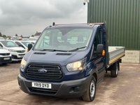 USED 2019 19 FORD TRANSIT 350 2.0 ECOBLUE 130PS LWB DROPSIDE - NO VAT 
