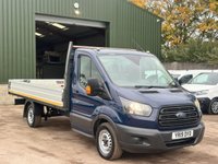 USED 2019 19 FORD TRANSIT 350 2.0 ECOBLUE 130PS LWB DROPSIDE - NO VAT 