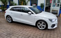 USED 2021 71 AUDI A3 1.5 TFSI 35 S line Sportback 5dr Petrol Manual Euro 6 (s/s) (150 ps) SAT NAV ANDROID APPLE CARPLAY LEATHER SEATS PARKING SENSORS 1 OWNER SERVICE HISTORY WARRANTY