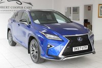 USED 2017 67 LEXUS RX 3.5 450h V6 F Sport SUV 5dr Petrol Hybrid CVT 4WD Euro 6 (s/s) (313 ps) 