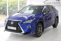 USED 2017 67 LEXUS RX 3.5 450h V6 F Sport SUV 5dr Petrol Hybrid CVT 4WD Euro 6 (s/s) (313 ps) 
