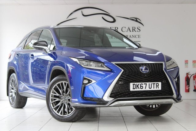 2017 67 Lexus RX 3.5 450h V6 F Sport SUV 5dr Petrol Hybrid CVT 4WD Euro 6 (s/s) (313 ps)