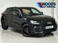 USED 2020 70 AUDI Q2 1.0 TFSI 30 Black Edition SUV 5dr Petrol Manual Euro 6 (s/s) (116 ps) 19"S+DAB+POWER TAILGATE+NAV