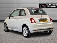 USED 2018 18 FIAT 500C 0.9 TwinAir 60th Convertible 2dr Petrol Manual Euro 6 (s/s) (85 bhp) Electronic Assisted Steering