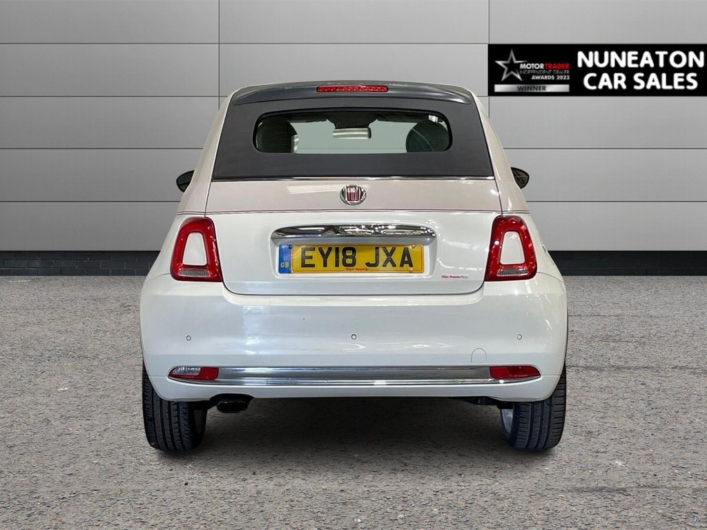 USED 2018 18 FIAT 500C 0.9 TwinAir 60th Convertible 2dr Petrol Manual Euro 6 (s/s) (85 bhp) Electronic Assisted Steering