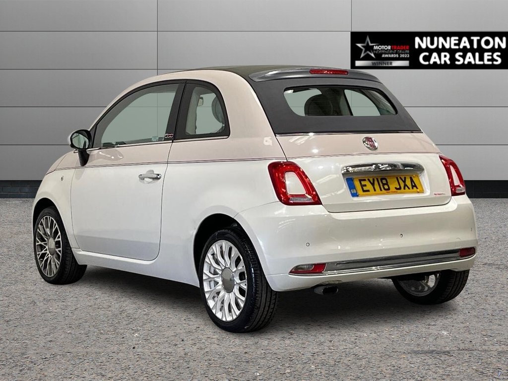 USED 2018 18 FIAT 500C 0.9 TwinAir 60th Convertible 2dr Petrol Manual Euro 6 (s/s) (85 bhp) Electronic Assisted Steering