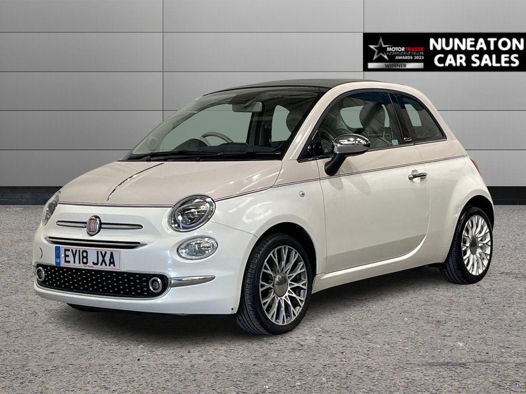 USED 2018 18 FIAT 500C 0.9 TwinAir 60th Convertible 2dr Petrol Manual Euro 6 (s/s) (85 bhp) Electronic Assisted Steering