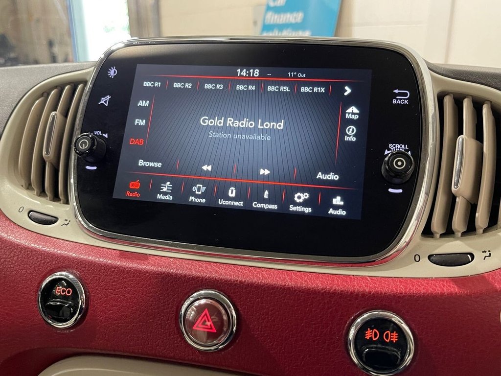 USED 2018 18 FIAT 500C 0.9 TwinAir 60th Convertible 2dr Petrol Manual Euro 6 (s/s) (85 bhp) Electronic Assisted Steering