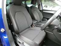 USED 2021 71 SEAT LEON 1.0 TSI EVO FR 5d 110 S/S 1 OWNER, FULL SERVICE HISTORY, SAT NAV, DIGITAL COCKPIT, 17 INCH ALLOYS, APPLE CARPLAY / ANDROID AUTO, PART LEATHER, PARK PILOT FRONT/REAR & SIDE, PARK ASSIST, DAB RADIO, BLUETOOTH, CRUISE CONTROL & SPEED LIMITER, LANE ASSIST, WIRELESS PHONE CHARGER, DRIVE PROFILE, 3 ZONE CLIMATE CONTROL, MANUAL 6 SPEED, FULL LED HEADLIGHTS WITH DAYTIME RUNNING LIGHTS, FLAT BOTTOM MFSW, POWER FOLDING MIRRORS, AUTO LIGHTS & WIPERS, VOICE CONTROL, AMBIENT LIGHTING, KEYLESS START
