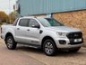 USED 2021 71 FORD RANGER 2.0 EcoBlue Wildtrak Pickup Double Cab 4 Door Moondust Silver Diesel Auto 4WD Euro 6 (s/s) (213 ps) MountainTop Roll Heated Leather Seats Sat Nav Apple Carplay Reverse Camera Roof Bars Polished Alloys Towbar