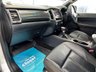 USED 2021 71 FORD RANGER 2.0 EcoBlue Wildtrak Pickup Double Cab 4 Door Moondust Silver Diesel Auto 4WD Euro 6 (s/s) (213 ps) MountainTop Roll Heated Leather Seats Sat Nav Apple Carplay Reverse Camera Roof Bars Polished Alloys Towbar