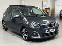 USED 2016 16 PEUGEOT 108 1.2 PureTech Allure Top! 5dr Petrol Manual Euro 6 (82 ps) FSH+REAR CAM+BLUETOOTH+SUNROOF