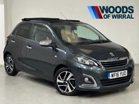 USED 2016 16 PEUGEOT 108 1.2 PureTech Allure Top! 5dr Petrol Manual Euro 6 (82 ps) FSH+REAR CAM+BLUETOOTH+SUNROOF