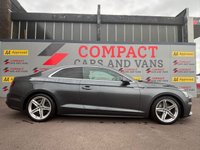 USED 2018 18 AUDI A5 2.0 TDI S line Coupe 2dr Diesel S Tronic Euro 6 (s/s) (190 ps) HUGE SPEC, 67.3 MPG!!!