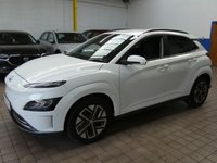 USED 2021 71 HYUNDAI KONA 64kWh Premium SUV 5dr Electric Auto (10.5kW Charger) (204 ps) SAT NAV HEATED SEATS CRUISE CONTROL REAR VIEW CAMERA PARKING SENSORS 1 OWNER EXCELLENT SERVICE HISTORY HYUNDAI WARRANTY TILL SEPT 2026