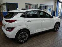 USED 2021 71 HYUNDAI KONA 64kWh Premium SUV 5dr Electric Auto (10.5kW Charger) (204 ps) SAT NAV HEATED SEATS CRUISE CONTROL REAR VIEW CAMERA PARKING SENSORS 1 OWNER EXCELLENT SERVICE HISTORY HYUNDAI WARRANTY TILL SEPT 2026