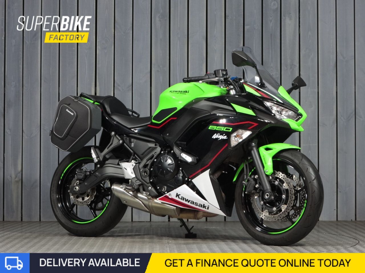 2023 KAWASAKI NINJA 650 GREEN with 1325 miles Used Motorbikes