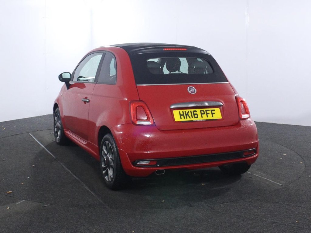 USED 2016 16 FIAT 500C 0.9 TwinAir S Convertible 2dr Petrol Manual Euro 6 (s/s) (85 bhp) BLUETOOTH - DAB RADIO - CRUISE