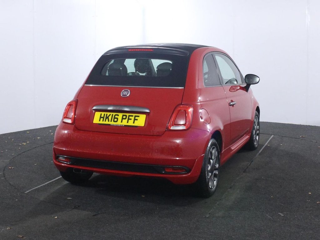 USED 2016 16 FIAT 500C 0.9 TwinAir S Convertible 2dr Petrol Manual Euro 6 (s/s) (85 bhp) BLUETOOTH - DAB RADIO - CRUISE