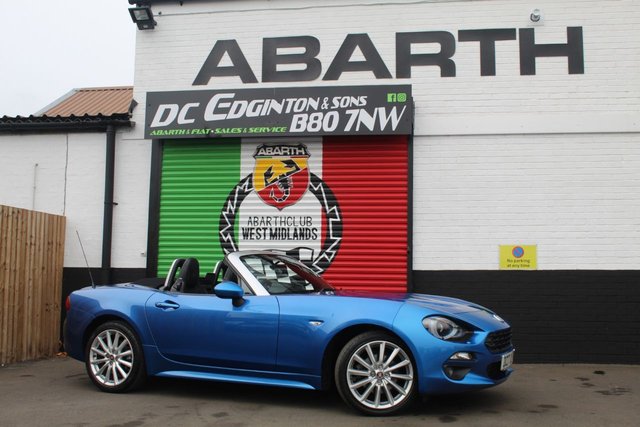 2017 17 Fiat 124 Spider 1.4 MultiAir Lusso Plus Convertible 2dr Petrol Auto Euro 6 (140 ps)