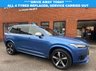 USED 2018 68 VOLVO XC90 2.0h T8 Twin Engine 10.4kWh R-Design SUV 5dr Petrol Plug-in Hybrid Auto 4WD Euro 6 (s/s) (390 ps) Family 7-Seater : Electric panoramic sunroof : Volvo service history : Bluetooth : Sat Nav : DAB : R-Design upholstery + steering wheel :       Electric/Heated front seats : Isofix : Air-conditioning : Cargo cover : Rear view camera :       Front + rear parking sensors : Remotely operated tailgate