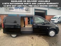 USED 2021 70 MERCEDES-BENZ VITO 1.7 114 CDI L2 LONG ( LWB ) BLACK PROGRESSIVE 33K MILES A/C 