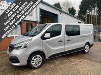 USED 2019 69 RENAULT TRAFIC 2.0 ENERGY 30 SPORT 6 SEAT L2 LWB SILVER CREW VAN *AIRCON* 