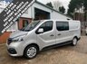USED 2019 69 RENAULT TRAFIC 2.0 ENERGY 30 SPORT 6 SEAT L2 LWB SILVER CREW VAN *AIRCON* 
