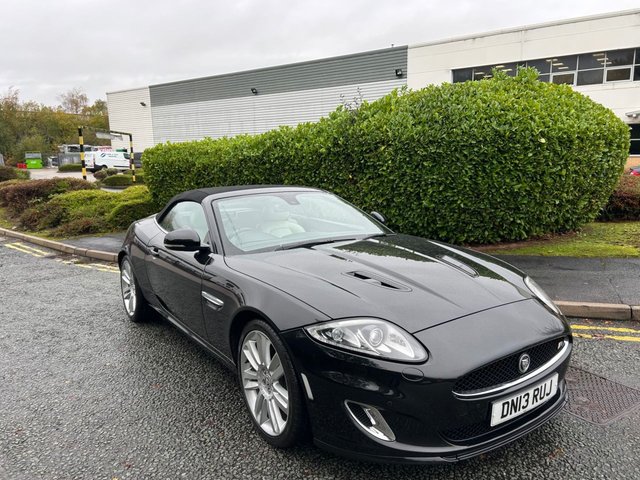 2013 13 Jaguar Xkr 5.0 V8 Convertible 2dr Petrol Auto Euro 5 (510 ps)-Factory Extras Worth &pound;5,010-Superb Low Mileage Example-Becoming Sought After-Heated Ivory Leather Upholstery-20 Inch Unmarked Alloy Wheels-Piano Black Interior Trim-Reverse Camera-Xkr Speed Pack-Heated Steering Wheel-Heated & Cooled Front Seats-Dab Radio-Bluetooth-Satnav-Mfsw-Dual Climate Control-Cruise Control-Matching Dunlop Tyres-Mot Until Nov 2026-10 Services On File-One Of The Last Jaguar Xkr's Produced-What a Car & Sure To Hold Its Value.