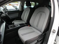 USED 2021 71 SEAT LEON 1.0 TSI EVO SE Dynamic 5d 110 S/S SAT NAV, FULL LINK FOR WIRELESS APPLE CARPLAY & WIRED ANDROID AUTO, DIGITAL COCKPIT, LANE ASSIST, PARK ASSIST, FRONT & REAR PARKING SENSORS WITH DISPLAY, CRUISE CONTROL & SPEED LIMITER, DAB RADIO, BLUETOOTH, VOICE CONTROL, FRONT ASSIST, MANUAL 6 SPEED GEARBOX, 17 INCH ALLOYS, LEATHER FLAT BOTTOM MULTIFUNCTION STEERING WHEEL, AUTO HEADLIGHTS, KEYLESS START, AUTO HOLD, USB C PORTS, CLIMATE CONTROL, ILLUMINATNG VANITY MIRRORS, ISO FIX, TRIP COMPUTER, 1 OWNER, SERVICE HISTORY