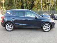 USED 2022 22 SEAT ARONA 1.0 TSI FR 5d DSG 110 S/S 1 OWNER FROM NEW, FULL SERVICE HISTORY, FULL LINK FOR APPLE CARPLAY / ANDROID AUTO (GIVES YOU SAT NAV), WIRELESS PHONE CHARGER, REAR PARKING SENSORS, LED LIGHTS, AUTO LIGHTS & WIPERS, ELECTRIC FOLDING DOOR MIRRORS, CRUISE CONTROL & SPEED LIMITER, LANE ASSIST, DAB RADIO, BLUETOOTH PHONE & MEDIA, DSG AUTOMATIC GEARBOX, TINTED GLASS, GREY CONTRAST ROOF, ROOF RAILS, 17 INCH ALLOY WHEELS, FRONT FOG LIGHTS, SPORT SEATS, LEATHER FLAT BOTTOM TIPTRONIC MULTIFUNCTION STEERING WHEEL