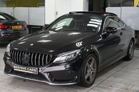 USED 2017 17 MERCEDES-BENZ C-CLASS 2.0 C200 AMG Line 2dr Euro 6 (s/s) (184 ps) HEAD UP DISPLAY S-NAV R-CAM P-ROOF