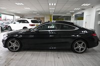 USED 2017 17 MERCEDES-BENZ C-CLASS 2.0 C200 AMG Line 2dr Euro 6 (s/s) (184 ps) HEAD UP DISPLAY S-NAV R-CAM P-ROOF