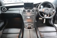 USED 2017 17 MERCEDES-BENZ C-CLASS 2.0 C200 AMG Line 2dr Euro 6 (s/s) (184 ps) HEAD UP DISPLAY S-NAV R-CAM P-ROOF