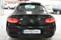 USED 2017 17 MERCEDES-BENZ C-CLASS 2.0 C200 AMG Line 2dr Euro 6 (s/s) (184 ps) HEAD UP DISPLAY S-NAV R-CAM P-ROOF